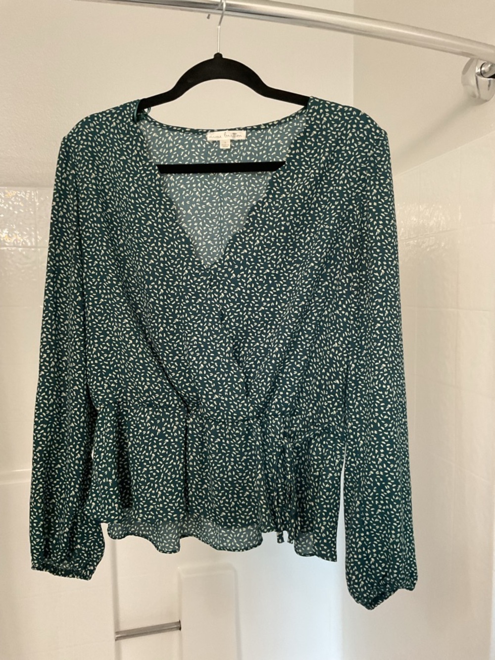 NINE BRITTON | Cavanna Faux Wrap Blouse